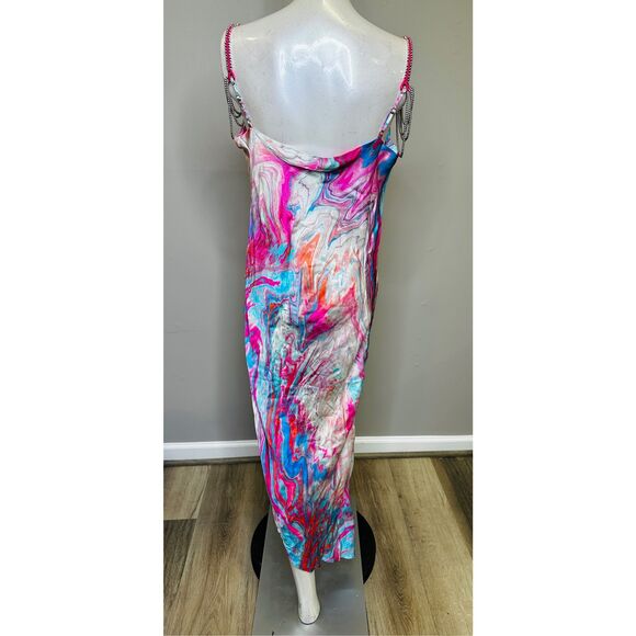 NWT My Beachy Side Cotton Candy Side Slit Dress Size Large $385 - Picture 10 of 11